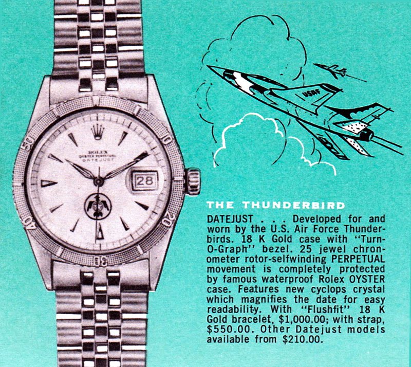 rolex thunderbird watch