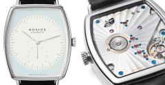 Nomos Lux Weissgold Hell
