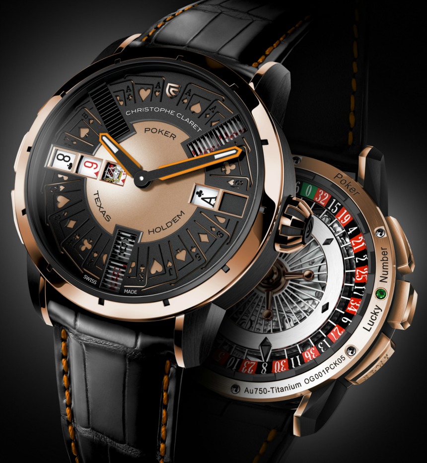 Christophe Claret Poker - Christophe Claret play poker with his watch