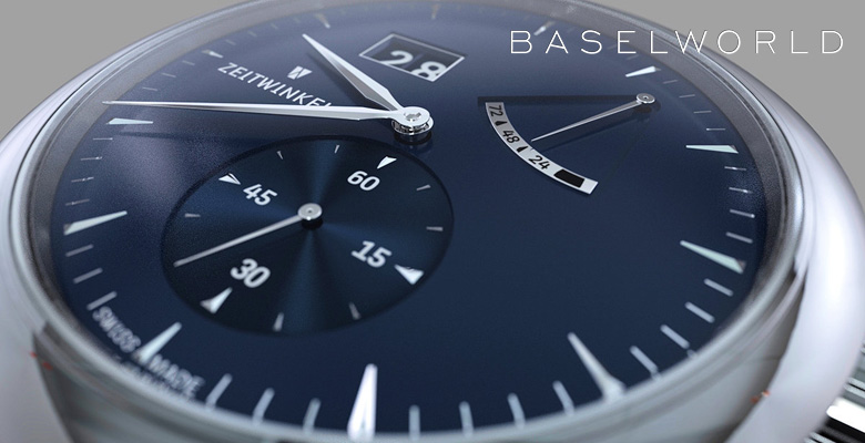 Zeitwinkel Manufacture Collection now available in Gold - Baselworld 2014
