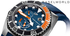 Girard-Perregaux Sea Hawk Blue & Orange - Baselworld 2014