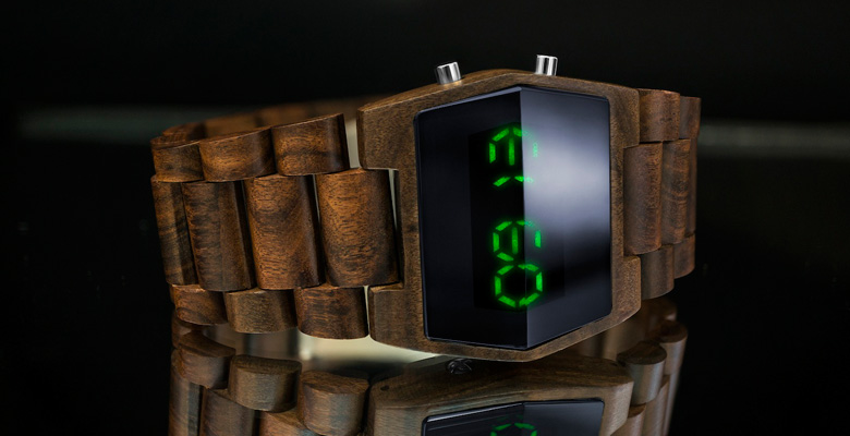 Kisai Xtal Wood LED Watch Design