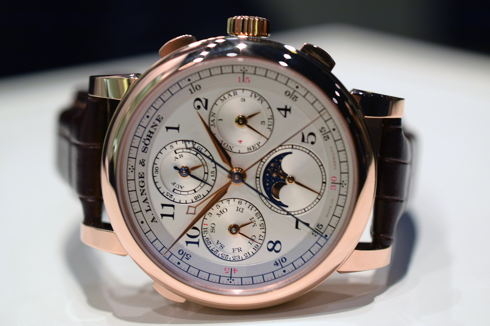 A. Lange S hne 1815 Rattrapante Perpetual Calendar Hands On