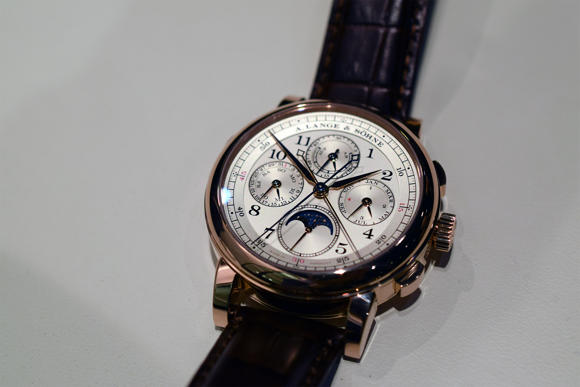 A. Lange S hne 1815 Rattrapante Perpetual Calendar Hands On