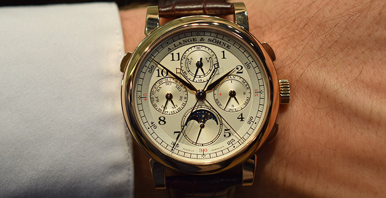 A. Lange S hne 1815 Rattrapante Perpetual Calendar Hands On